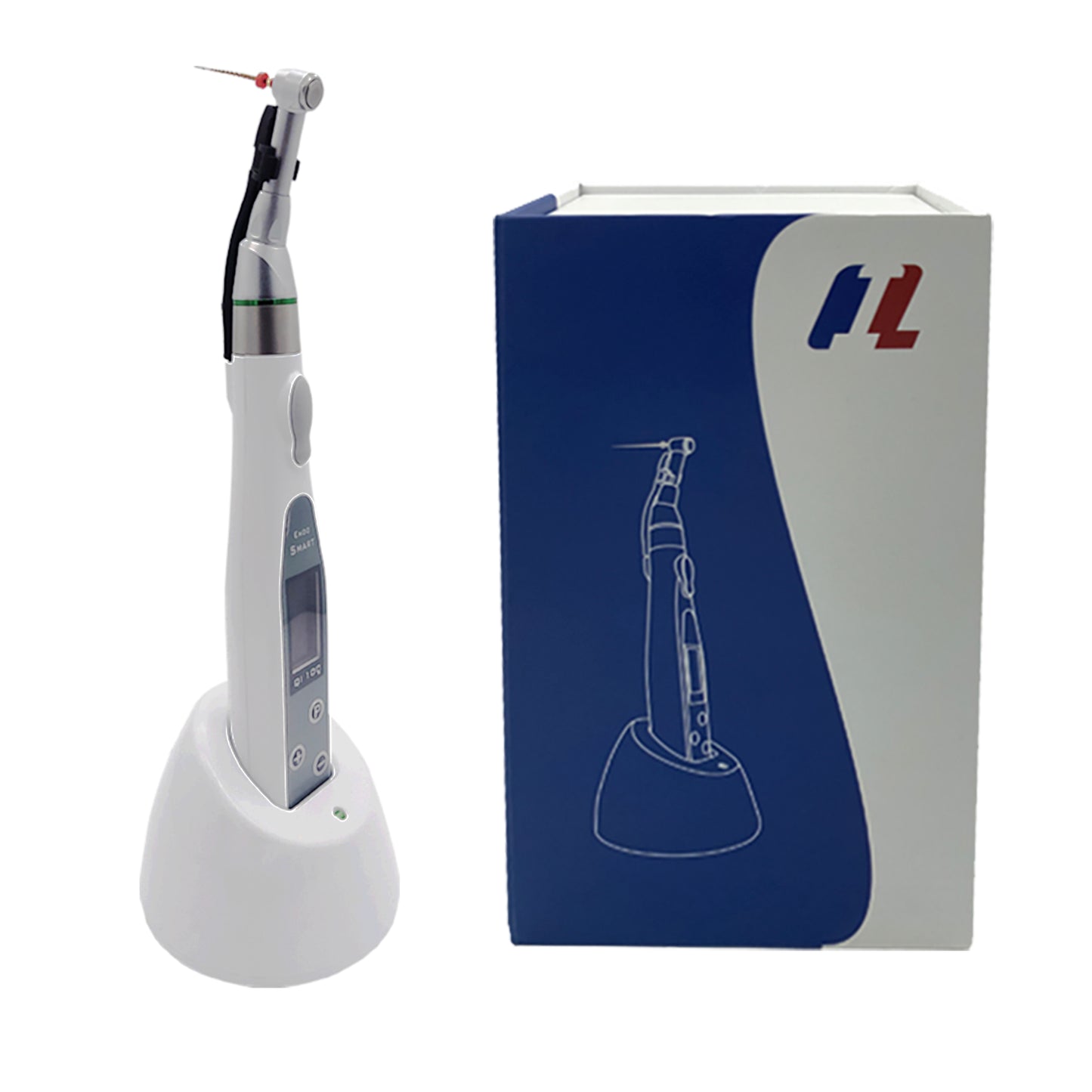 Dental Smart Wireless Endo Motor With LED Lamp 16:1 Standard Contra Angle Handpiece Endodontic Root Canal Treatment