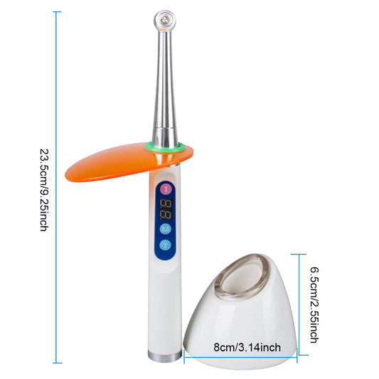 Dental Cordless LED Curing Light 1 Second Cure Lamp