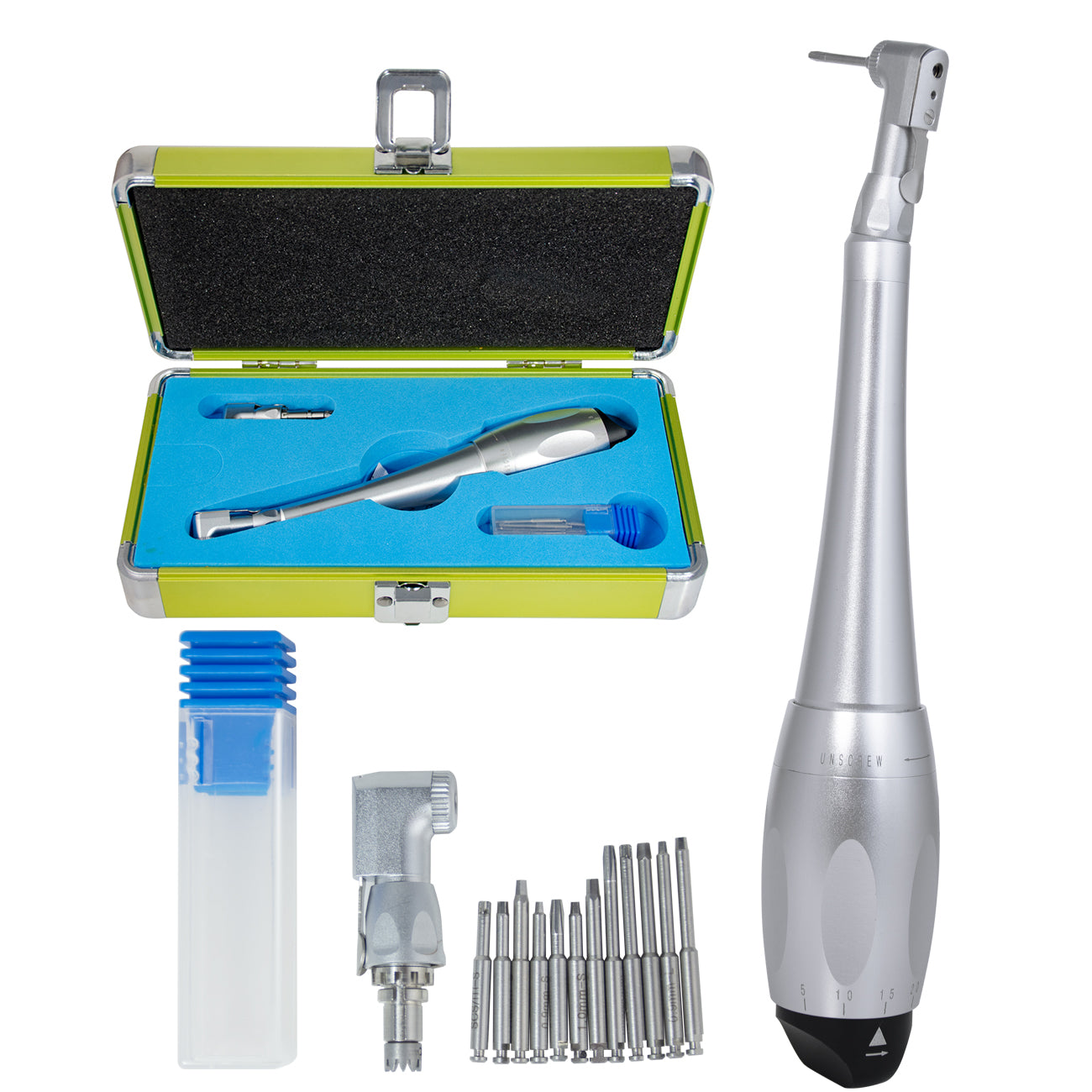 Dental Universal Implant Torque Wrench With Drivers Control Hex