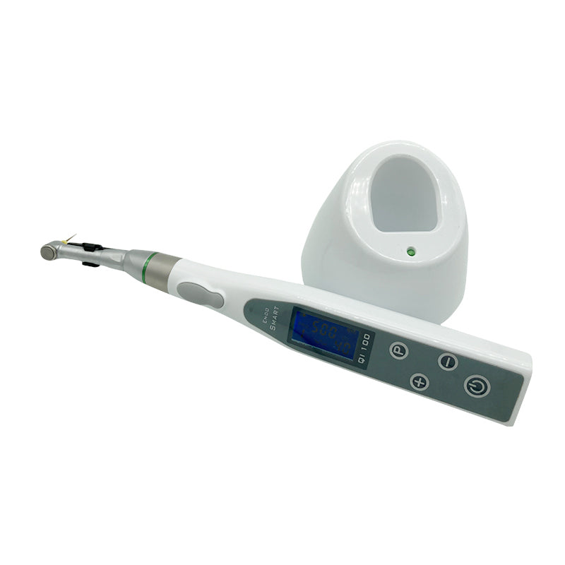 Dental Smart Wireless Endo Motor With LED Lamp 16:1 Standard Contra Angle Handpiece Endodontic Root Canal Treatment